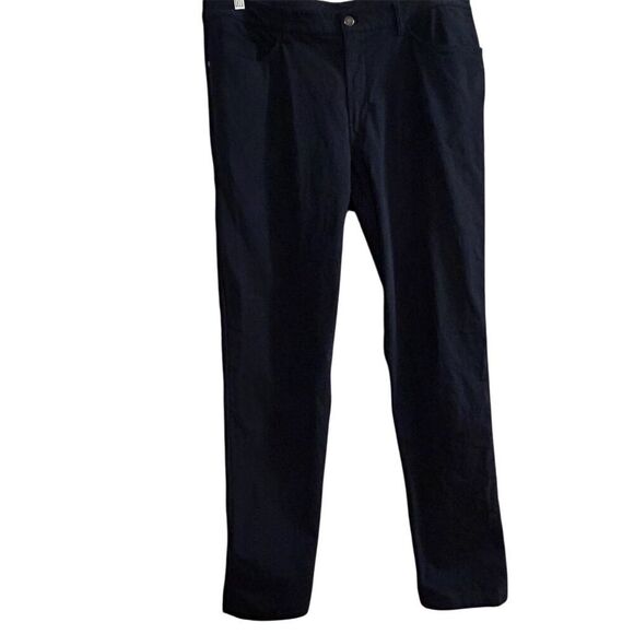 Lululemon Men's Blue Dress Pants Size 36 Classic Fit Straight Leg - Picture 1 of 12
